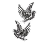 Rayher 31555606 SB-Btl Lot de 2 verres à cire Taube Argenté 2,2 x 2,7 cm