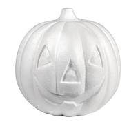 Rayher 3346700 polystyrène citrouille visage d'homme blanc àž 26 cm