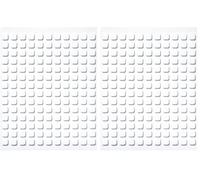 Rayher 3391000 plaquette de 154 pastilles adhésives double face 3D, transparent (Lot de 2)