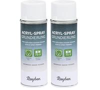 Rayher 34147000 Spray Acrylique Peinture d'Apprêt Flacon Gris 200 ml (Lot de 2) (l'emballage peut varier)