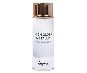 Rayher 34424638 vernis en spray métallique, bombe de peinture, 200ml, cuivre