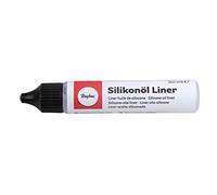 Rayher 34453000 Huile de silicone, 1 pce., 30 ml, medium pouring, peinture acrylique, arts créatifs, Blanc.