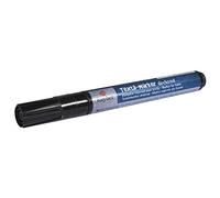 Rayher 35000576 Marqueur Textile couvrante, Pointe Ogive 2 4 mm, avec Valve, Noir