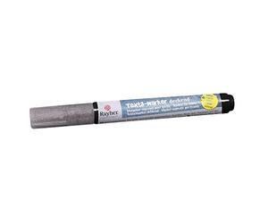 Rayher 35001610 Marqueur pour textile à effet Scintillant - 1-2 mm - Argent