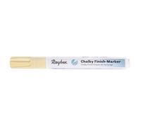 RAYHER 35017105 Chalky Finish Marqueur-craie, à pointe ronde 2-4 mm, Blanc (Alabasterweiß) - 1 Unité