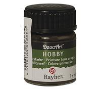 Rayher 38039552 Peinture Tout Verre 15 ml Marron Foncé