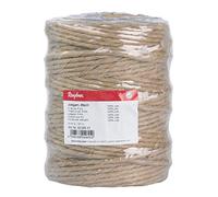 Rayher 4200531 Ficelle de Jute, 6 Plis, env. 3-6 mm ø, Bobine de 120 m, Couleur Naturelle, Cordon de Jute, Ficelle, Cordon de Serrage, Cordon Décoratif, Cordon de jute