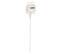 Rayher 46064102 Boîte aux Lettres enfichable Blanc 3,2 x 2 x 19 cm