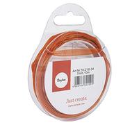 Rayher 5521634 Ruban d'organza, 7 mm, SB de rouleau de 10 m, orange