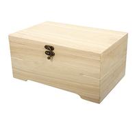 Rayher 62196000 coffret en bois avec insert 2 pièces 28 x 18 x 13 5 cm 6 compartiments, Multicolore, 2.85 x 1.89 x 1.37 cm