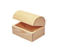 Rayher 62297000 Coffre en bois FSC Mix Credit 13 x 9 x 9 cm