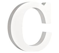 Rayher 62654000 Lettre C en MDF weiß, 11 cm, Stà € rke 2 cm