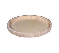 Rayher 62731000 Plateau Décoratif, Tablette en Bois Naturel, Plateau Rond 30cm àž, Idéal pour être Décoré et comme Objet de Décoration, FSC Mix Credit, 30 x 30 x 2, 5 cm, Couleur Nature