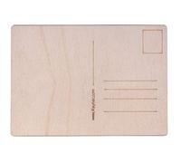 Rayher 62843505 Lot de 2 cartes postales en bois 14,8 x 10,5 x 0,3 cm