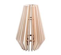 Rayher 62898505 Lampe à lamelles bois Stockholm,FSCMixCr, nature, 24x24x35cm, 22pces, boîte 1kit
