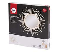 Rayher 62916000 Kit: Miroir Soleil, petit, 32cm ø, miroir ø 15cm, boîte 1set