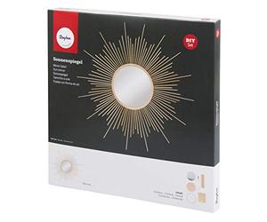 Rayher 62917000 Kit: Miroir Soleil, grand, 63cm ø, miroir ø 20cm, boîte 1set