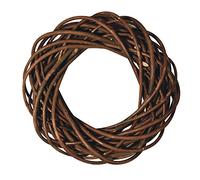 Rayher 65008000 couronne en osier non pelée 30 de diamètre cm x 7 cm idéale comme couronne de noà«l ou pâque à la porte ou au centre de la table aussi pour la décoration murale - marron, Marron, 30cm ø x 7cm