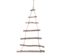 Rayher 65283505 Sapin de Noël, à suspendre, décoration en bois, Nature, 75x40x1,5cm, support pour décoration multi-usage, réutilisable, arbre à garnir soi-même, Noël, Pâques, mariages, anniversaires