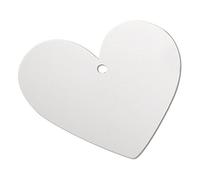 Rayher 68045000 Lot de 24 étiquettes en Forme de cœur 100% FSC