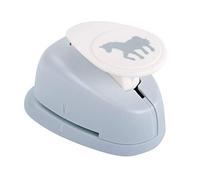 Rayher 69194000 Perforatrice à motif licorne, 2,54 cm de diamètre, 2,54 cm, convient pour perforer du papier/carton jusqu'à 200 g/m², gris