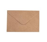 Rayher 73203521 set cartes doubles B6+env., FSC Mix Credit kraft, 30 pcs, marron