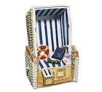 Rayher 8658800 chaise de plage, figurine en résine synthétique 11 cm, coul. Ass