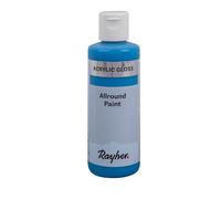 Rayher Allround Paint Gloss Peinture Acrylique Univ. FL. 80ml pétrole, 35085411
