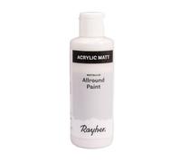 Rayher Allround Paint Peinture acrylique métallique flacon 80 ml nacré, 35078660