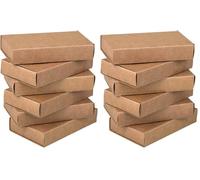 Rayher Boites d’allumettes vides XL 6pcs. décoration & bricolage kraft, 67381521 (Lot de 2)