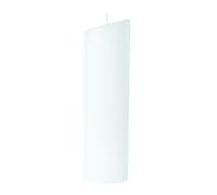 Rayher Bougie ovale, blanche, 1 pce., 23,5X6,5cm, 100% paraffine, label qualité supérieure RAL bougie, à personnaliser, baptême, communion, confirmation, mariage-3141300
