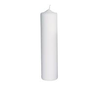 Rayher bougie-pilier à décorer 100 % paraffine, 25 cm x 6cm ø, blanc, 3119200