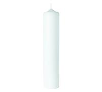 Rayher Bougie pilier, blanc, 1 pce., 30cm, ø6cm, 100% paraffine, label qualité supérieure RAL bougie, à personnaliser, décoration, communion, confirmation, mariage-3140300
