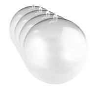 Rayher Boule de décoration à garnir, Plastique Transparent, 2 pces, Ø 18cm, 1 Boule, à remplir, à Suspendre, Cadeau, Noël, pâques, anniversaire-3946337 (Lot de 4)