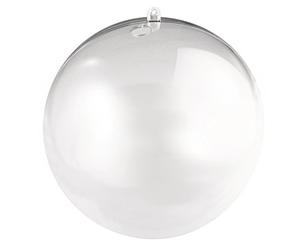 Rayher Boule de décoration à garnir, plastique transparent, 2 pces, Ø 18cm, 1 boule, à remplir, à suspendre, cadeau, Noël, pâques, anniversaire-3946337