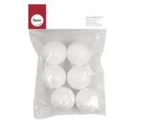 Rayher Boule en polystyrène p. Div. idées déco 5cm ø sct.-LS 4pcs Blanc, 3371200