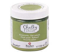 Rayher Chalky Finish Peinture craie Shabby chic & vintage 118ml avocat, 38867452