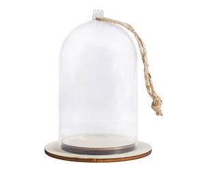 Rayher Cloche en Plastique avec Socle ø6cm x 9cm