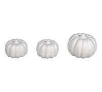 Rayher Courges en polystyrène citrouilles artificielles sct 3pcs blanc, 33493000