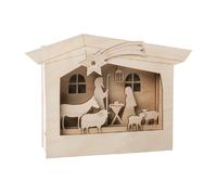 Rayher Crèche DIY en bois à monter