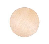 Rayher Disque en bois naturel, 1 pce., FSC Mixed Credit, ø 30cm, épaisseur 6mm, perçage 7,6mm, horloge murale, décoration, cadeau, arts créatifs-69240505