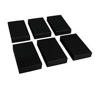 Rayher grandes boites d’allumettes 6pcs. p décoration & bricolage, noir 67368576