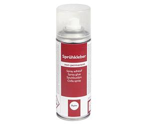 Rayher Hobby 3401400 Colle en spray, non permanent, boîte de 200 ml, Blanc.