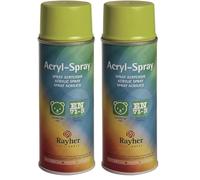 Rayher Hobby Spray Peinture Acrylique Mat,Vert Pomme, 200ml, DIN EN71-3, Base aqueuse, séchage Rapide, Multiples Surfaces, intérieur, extérieur, décoration, rénovation-34145416, 5.5 x 5.5 x 17 cm