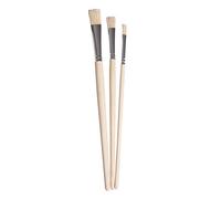 Rayher kit pinceaux de peinture "Art", tige courte FSC100% 3pcs assor., 37071000