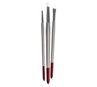 Rayher kit pinceaux de peinture sur tissus + manche nylon FSC100% 3pcs, 37059000