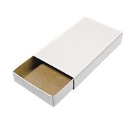 Rayher lot de 12 grandes boites allumettes vides boites personnalisables pour la décoration et le bricolage boîtes en carton pratiques 11 x 6 5 x 2 cm blanc