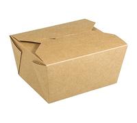 Rayher Lot de boites alimentaires, beige, 4 pces., 600 ml, 12 x 10,5 cm, carton, à personnaliser, cadeau, emballage de biscuits -68067000