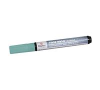 Rayher Marqueur pour textiles, bleu layette, 1 pce., pointe ronde 2-4mm, opaque, permanent, séchage rapide, lavable 30°C, arts créatifs, vêtements-35000358