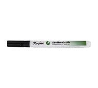 Rayher Marqueur pour textiles, noir, 1 pce., pointe fine, résistante, permanent, lavable 30°C, arts créatifs, vêtements-3823501